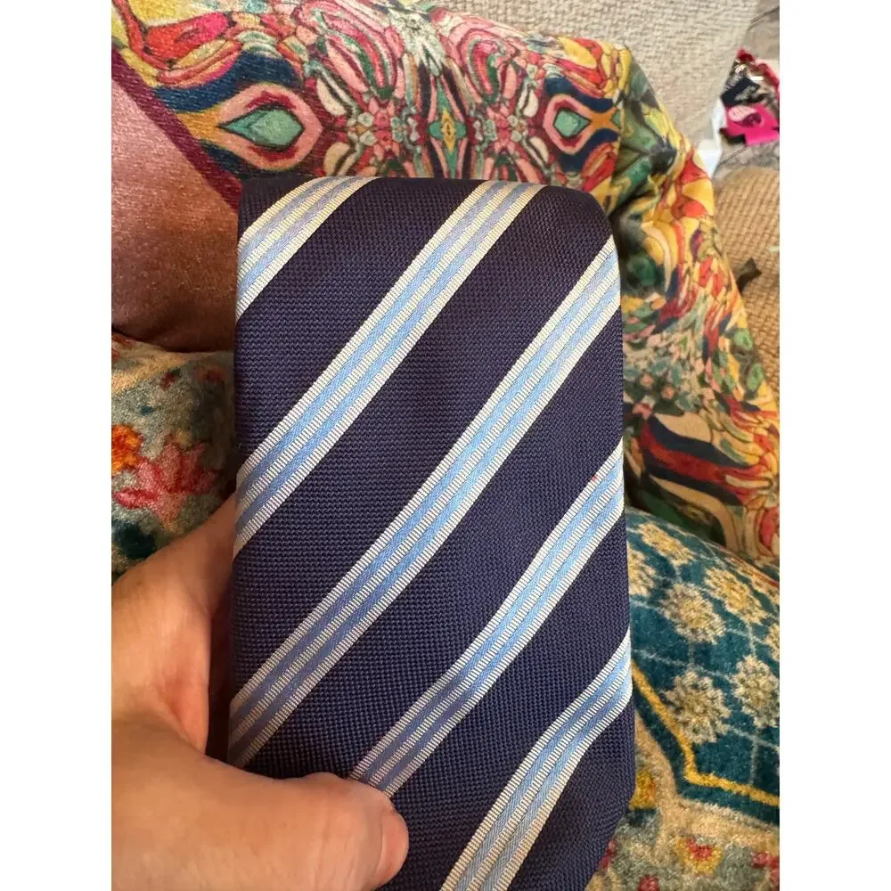 Corneliani blue striped